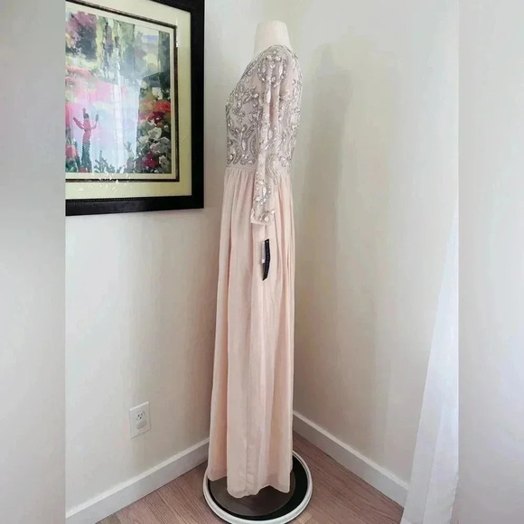 Anthropologie BHLDN Aidan Mattox Giada Dress Size US 6 - Picture 6 of 16